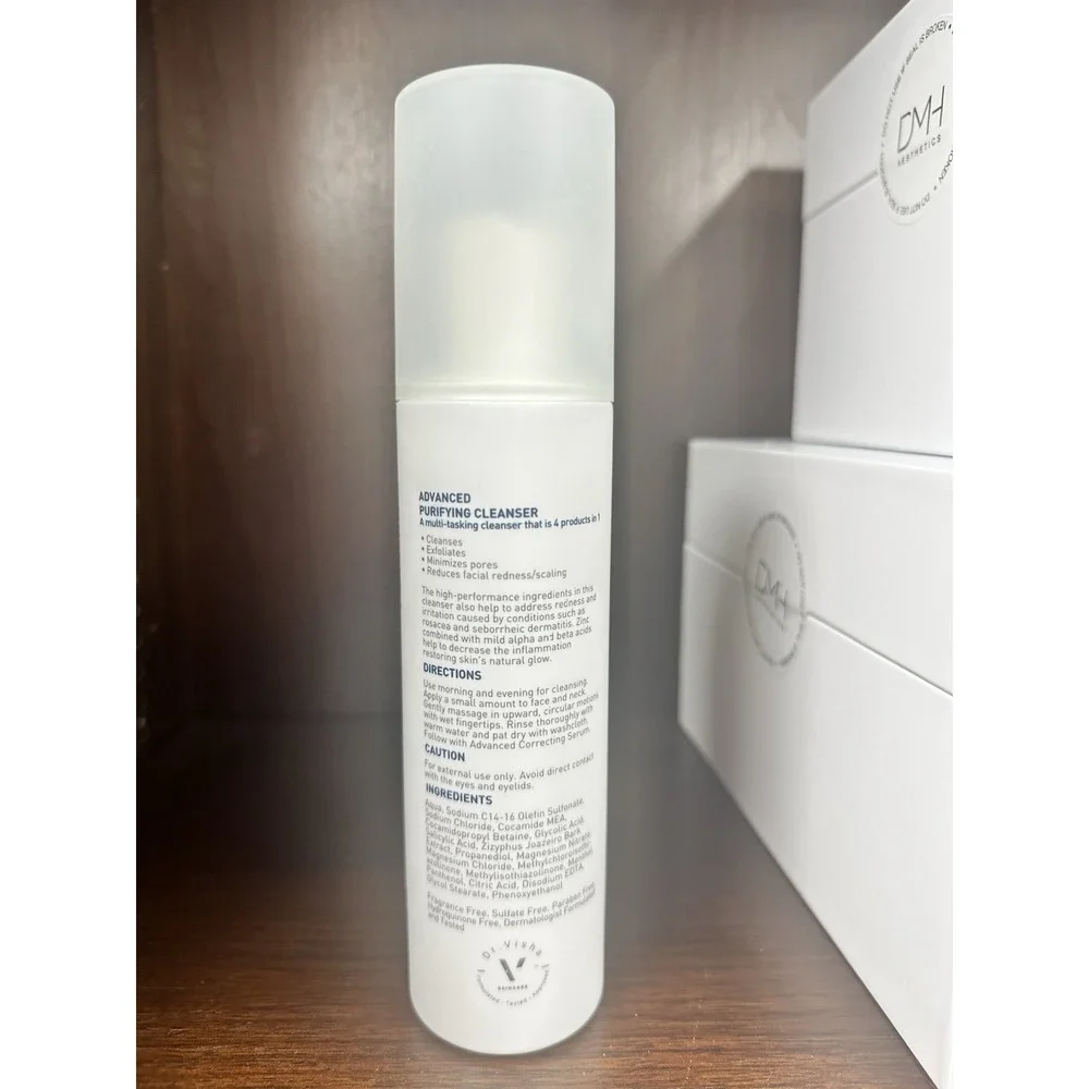 Visha Skincare Advanced 4 in 1 Purifying Facial Cleanser - New &  Authentic